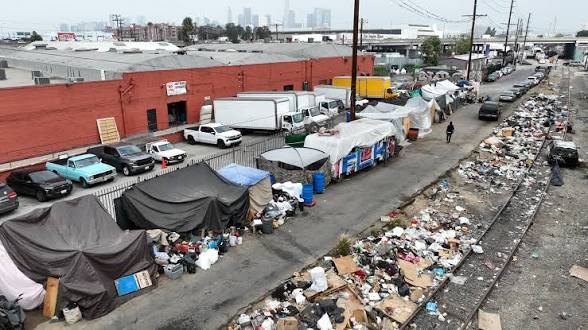 Los Angeles homeless encampment
