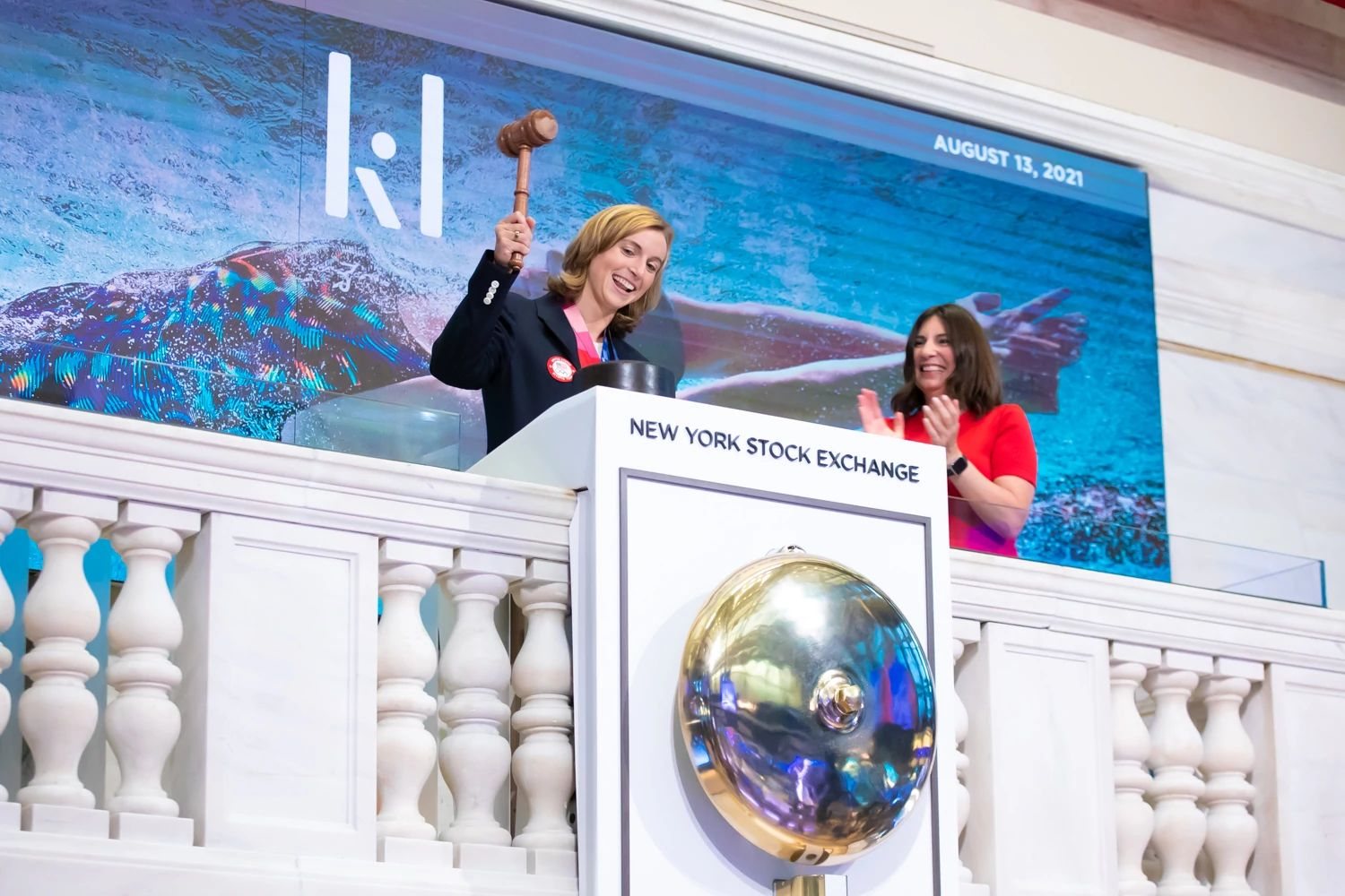 The opening bell at the New York Stock Exchange
