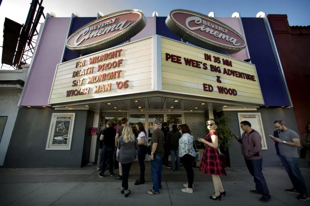 Exterior of the New Beverly Cinema